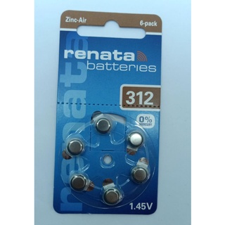 ถ่านRenata 312 ถ่านใส่เครื่องช่วยฟัง