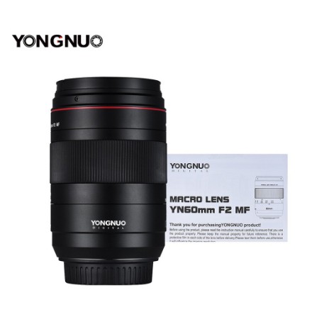 เลนส์ Yongnuo YN 60mm f/2 MF MACRO for Canon EF