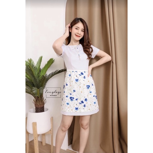 ❌SOLD❌ชุด brand everyday runway รุ่น Margaret blue size S