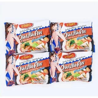 ตราเกษตร วุ้นเส้นสำเร็จรูปแบบซอง รส ยำวุ้นเส้นทะเล 42 g (4 ซอง)