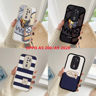 เคส OPPOA5 2020 A9 2020 A5 2020 เคสโทรศัพท์ซิลิโคนกันกระแทก หมีรุนแรง KLQ