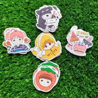 สติกเกอร์ไดคัทตามตัว ดวงละ 1 บาท