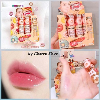 (12แท่ง)ลิปมันTanako Sweet Donut Lip Pink