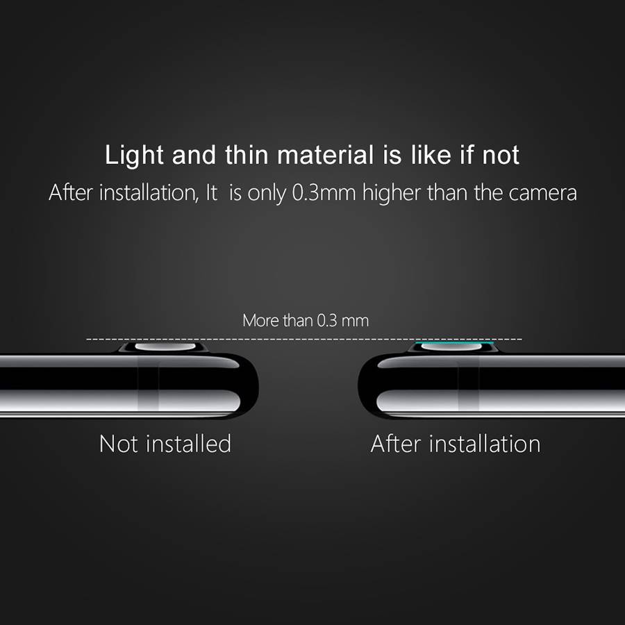 Tempered Glass Protective Ring Camera Lens Screen Protector For iPhone X XS MAX 8 7 Plus For iPhone XR iPhone XS #5