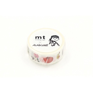 mt masking tape Alain Gree plant (MTALAN03) / เทปตกแต่งวาชิ ลาย Alain Gree plant แบรนด์ mt masking tape ประเทศญี่ปุ่น