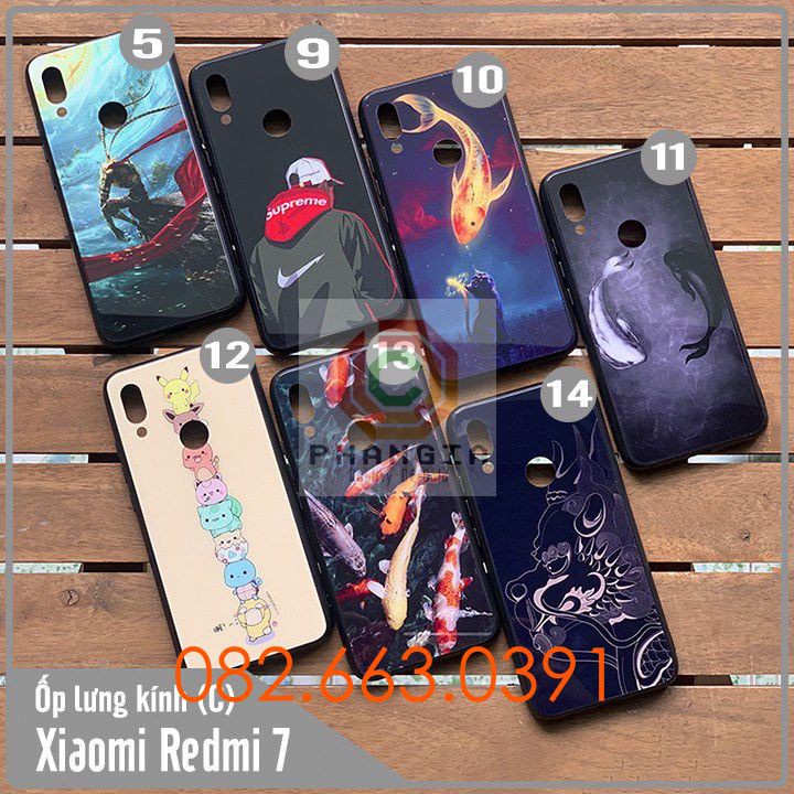 เคสแก ้ ว Xiaomi Redmi 7A / Redmi 7 พร ้ อมพิมพ ์ ลายรูปภาพสวยงาม