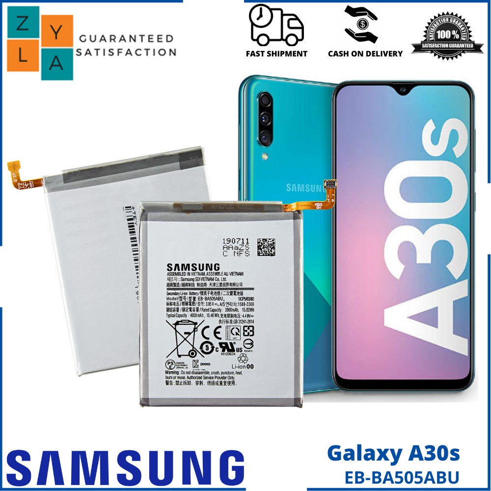 แบตเตอรี่ Samsung Galaxy A30S SM-A307F/DS รุ่น EB-BA505ABU