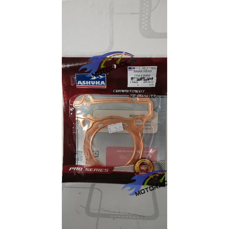 ASHUKA HEAD COPPER GASKET YAMAHA NMAX 63MM