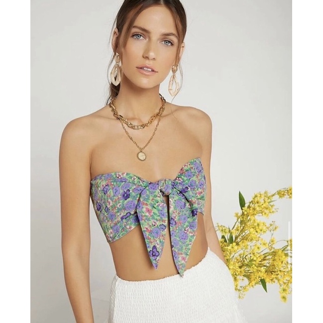 SHEIN Floral Tube Top