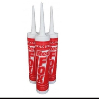 Bosny บอสนี่ แด็ป อะครีลิคซีลแลนท์ "เรดฟอกซ์" Red Fox Acrylic Sealant B211 อุดรอยแตก รอยตะปู