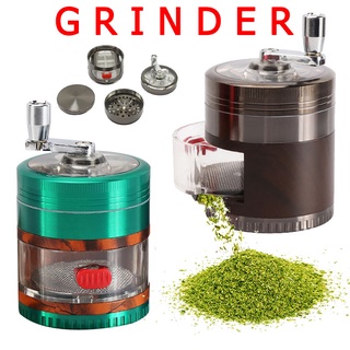 ที่บดสมุนไพร 73x62mm 4ชั้น Grinder เครื่องบดวานิลลา การบดกัญชา เครื่องบดยาสูบ งาน CNC, ฟันแหลม จัดส่งอย่างรวดเร็ว🚀