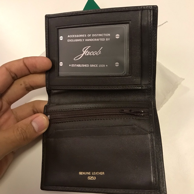 กระเป๋าสตางค์หนัง JACOB ของแท้ ราคาเต็ม 1,200 ขาย 350 บาท ของใหม่ส่งฟรี