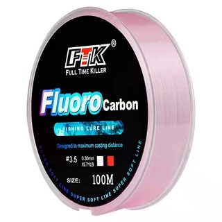 FTK 100M Fluorocarbon Coating 4.136LB-34.32LB Carbon Fiber Monofilament Leader Line Carp Fishing Sinking Line