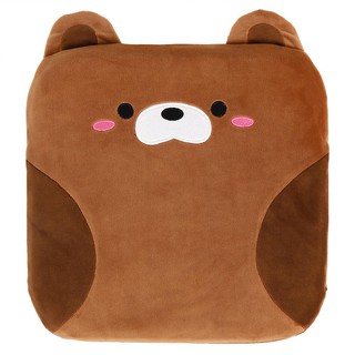 เบาะรองนั่ง H&amp;L STYLE BEARY 13x13 นิ้ว สีน้ำตาล หมอนอิงและเบาะ CHAIRPAD H&amp;L STYLE BEARY 13X13" BROWN