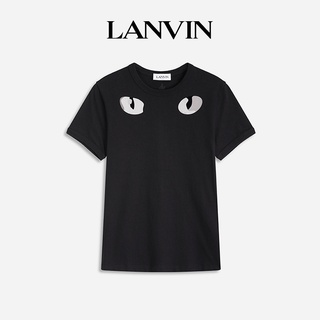 เสื้อยืดผู้ชายLanvin Ms. Early เสื้อยืดลําลองสําหรับผู้ชายผ้าฝ้ายแขนสั้นพิมพ์ลาย Big Eyes#เสื้อยืดแขนยาวผู้ชาย xxl #เสื้