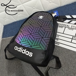 Adidas x Issey Miyake Backpack กระเป๋าเป้แฟชั่นผู้ชายและผู้หญิง กระเป๋าสะพายหลัง กระเป๋านักเรียน