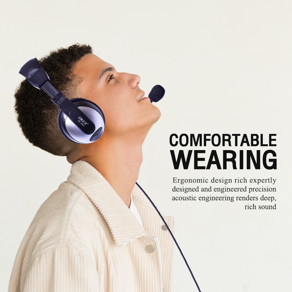 OE-2699 OKER Headphone  หูฟัง โอเคอร์ ครอบหู พร้อมไมค์