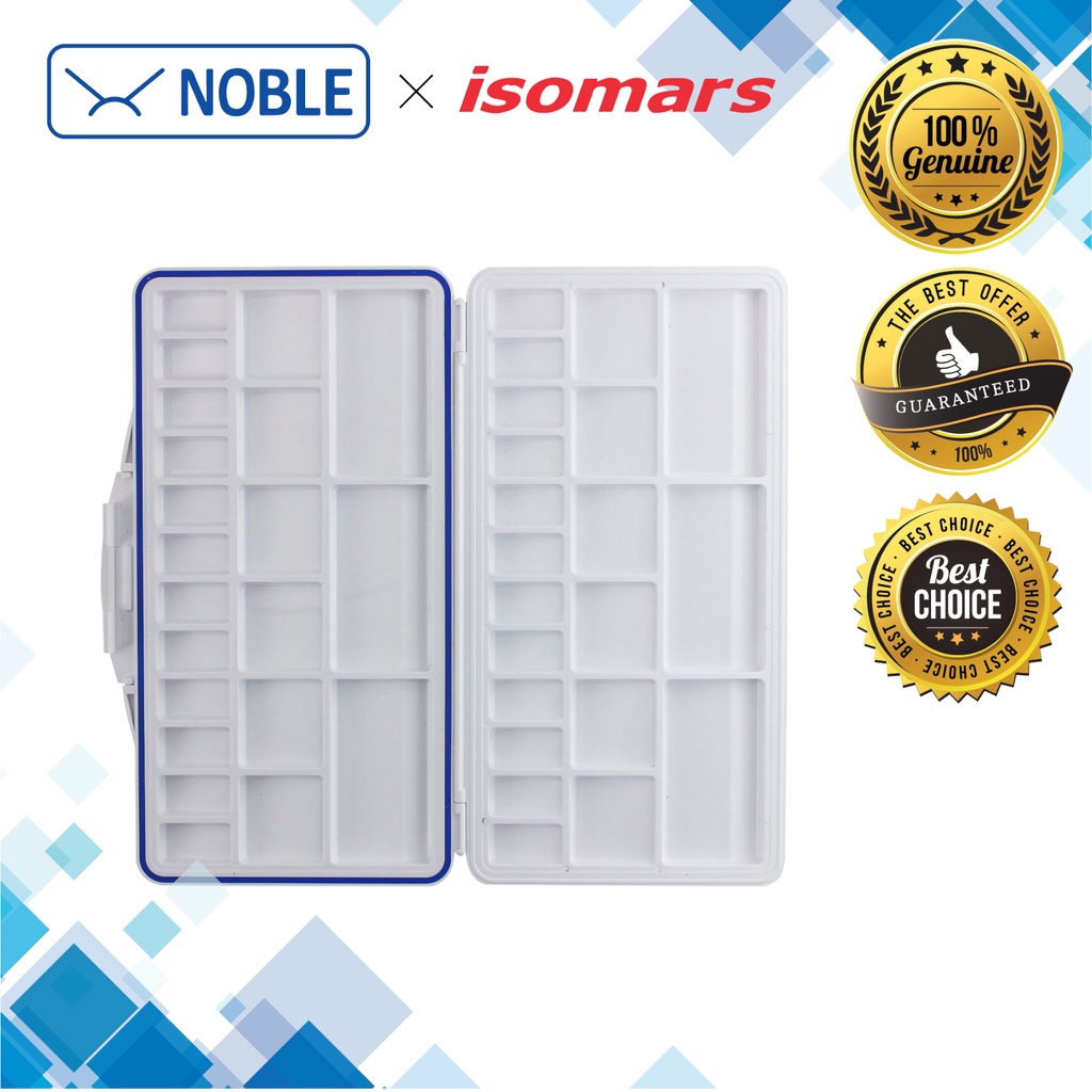 Isomiars Folding Air Tight Watercolor Mix Palette CM40 - 42 wells (ขนาด: 32 x 29cm)