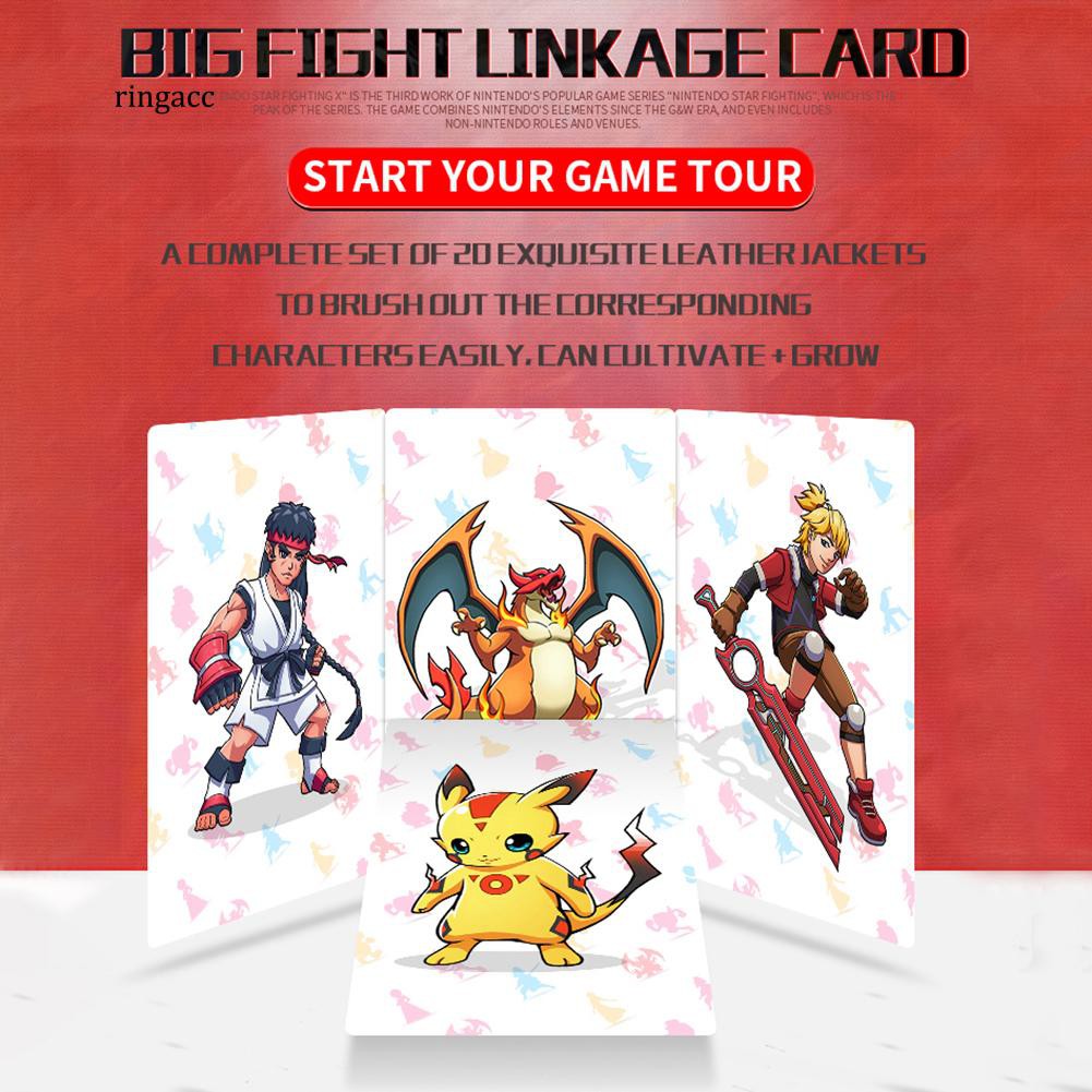 【 RAC 】 การ์ด NFC Super Smash Bros NFC 20 ชิ้นสำหรับ Amiibo Nintendo Switch NS #4