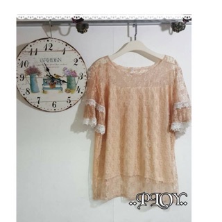 เสื้อลูกไม้ลายดอกมะลิ