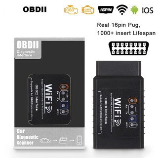 อุปกรณ์สแกนเนอร์ ระบบบลูทูธ OBD2 OBDII ELM 327 ใช้สำหรับตรวจสอบรถยนต์