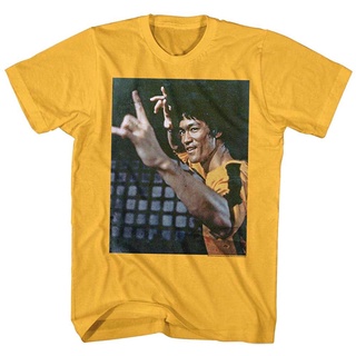 T-Shirtเสื้อยืดแขนสั้น คอกลม ผ้าฝ้าย พิมพ์ลาย Bruce Lee แฟชั่นฤดูร้อน สําหรับผู้ชาย และผู้หญิง S-5XL