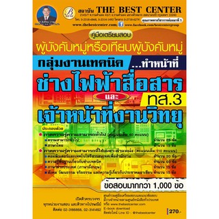 เตรียมสอบ กลุ่มงานเทคนิค ทำหน้าที่ช่างไฟฟ้าสื่อสารและเจ้าหน้าที่งานวิทยุ ทส.3.