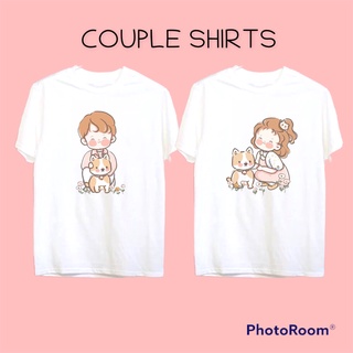 [ผู้บริสุทธิ์] PETLOVER คู่ TSHIRT II เสื้อยืดกราฟิก II ขายต่อชิ้น p/n