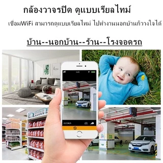 FNKvision กล้องวงจรปิด 2เสา 3.0ล้านพิกเซล กล้องวงจร คืนวิสัยทัศน์ WiFi IP Camera 1080P กล้องวงจร กลางคืนภาพสีคมชัดHD