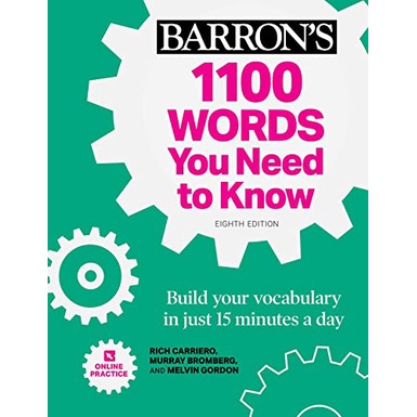 1100 WORDS YOU NEED TO KNOW + ONLINE PRACTICE (BARRON'S) 9781506271187