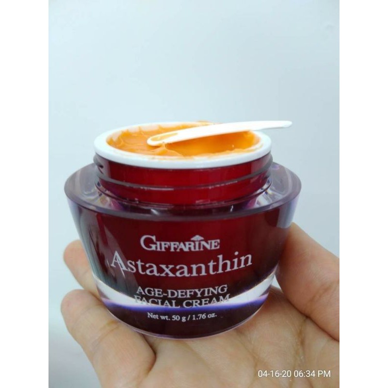 Astaxanthin AgeDefying Facial Cream Shopee Thailand