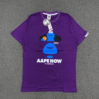 A BATHING APE เสื้อยืด Aape โดยเสื้อยืดพรีเมี่ยม APE สีม่วง