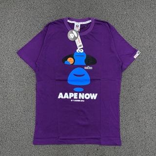 A BATHING APE เสื้อยืด Aape โดยเสื้อยืดพรีเมี่ยม APE สีม่วง