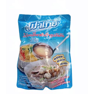 🔥4ถุง🔥น้ำซุปก๋วยเตี๋ยวน้ำใส สำเร็จรูปตรา ฟ้าไทย 350 กรัม