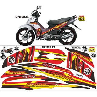 สติกเกอร์ติดตัวรถมอเตอร์ไซค์ ลาย Jupiter Z1 2011