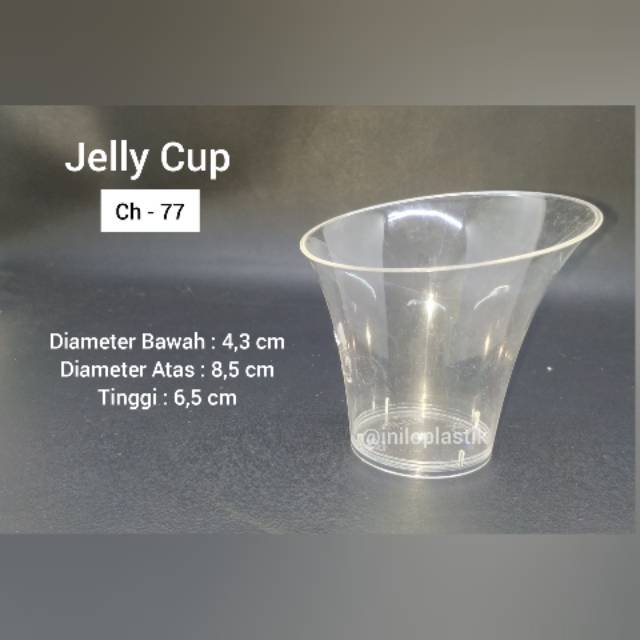 @25 ชิ้น เจลลี่คัพ พุดดิ้ง 170 มล. CH-77