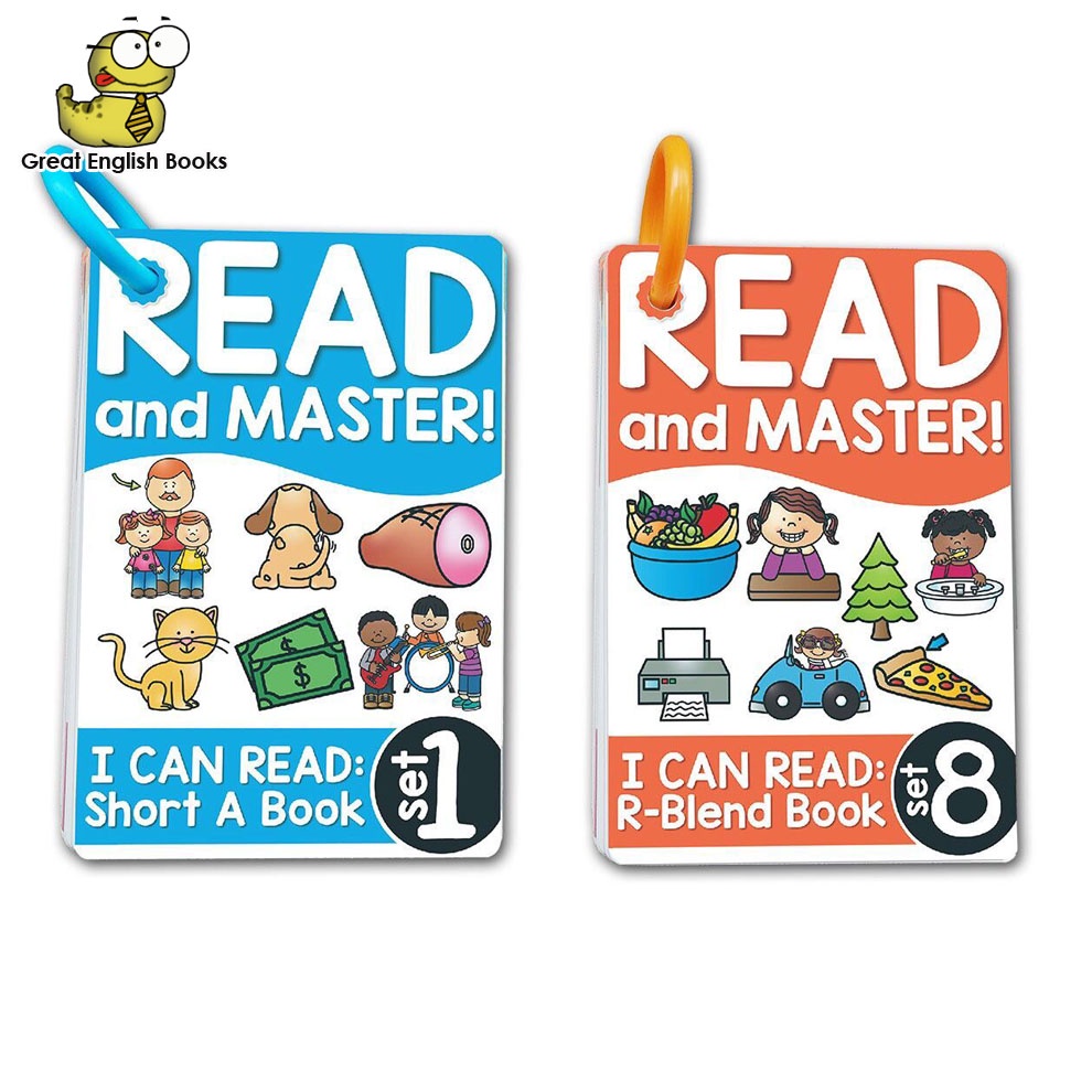 (ใช้โค้ดรับcoinคืน10%ได้) *พร้อมส่ง Phonics flash cards (read and master) แฟลชการ์ดฝึกโฟนิกสำหรับเด็