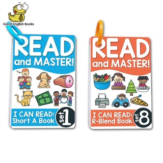 (ใช้โค้ดรับcoinคืน10%ได้) *พร้อมส่ง Phonics flash cards (read and master) แฟลชการ์ดฝึกโฟนิกสำหรับเด็ก