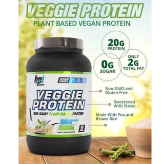 Bpi sports VEGAN PROTEIN non-dairy plant-based 1.98lbs(25servings)