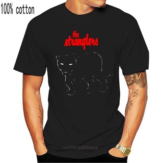 พร้อมส่ง เสื้อยืดผ้าฝ้าย พิมพ์ลายอัลบั้ม The Stranglers 80S Feline Rock Band สีเทาเข้ม แนวเรโทร แฟชั่นคลาสสิก สําหรับผู้