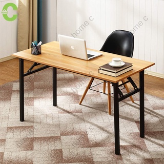 HOMEC โต๊ะคอมพิวเตอร์ โต๊ะไม้ Computer Desk หน้าโต๊ะไม้ขนาด 50x80x74cm เคลือบผิวเมลามีน กันน้ำ ทนร้อนและรอยขีดข่วนได้ดี