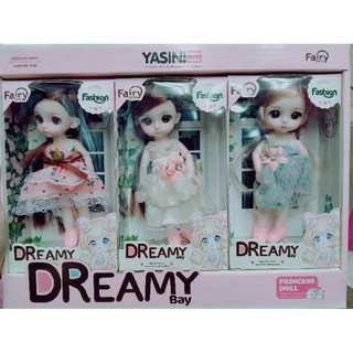 ตุ๊กตาบาร์บี้ ชุด 3 ตัว งานน่ารัก ตาสวย ขนาด 32x24x6 cm