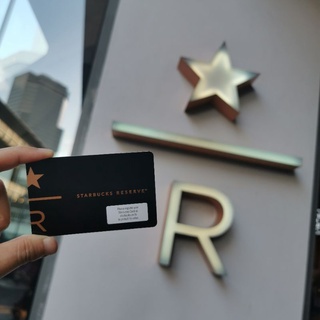 ราคาบัตรสตาร์บัค บัตรเปล่า Starbucks Reserve card ( Starbuck )