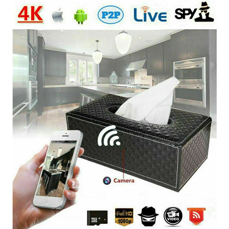 1080P HD Wifi Micro Mini กล้อง Motion Detection ไร้สาย P2P ในร่ม IP Home Security กล้องกล่องกระดาษทิชชูเครือข่าย Nanny กล้อง