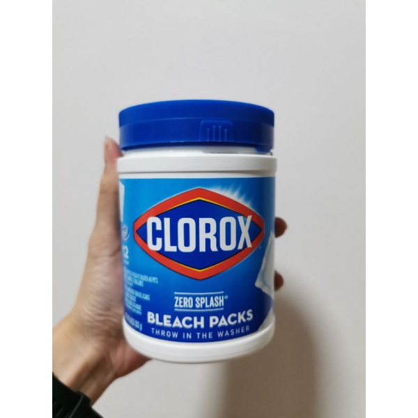 พร้อมส่ง​‼️ Clorox​ Zero​ Splash​ Bleach​ ​Packs  ก้อนล้างเครื่องซักผ้า สินค้าแท้💯% นำเข้าจากUSA🇺🇸