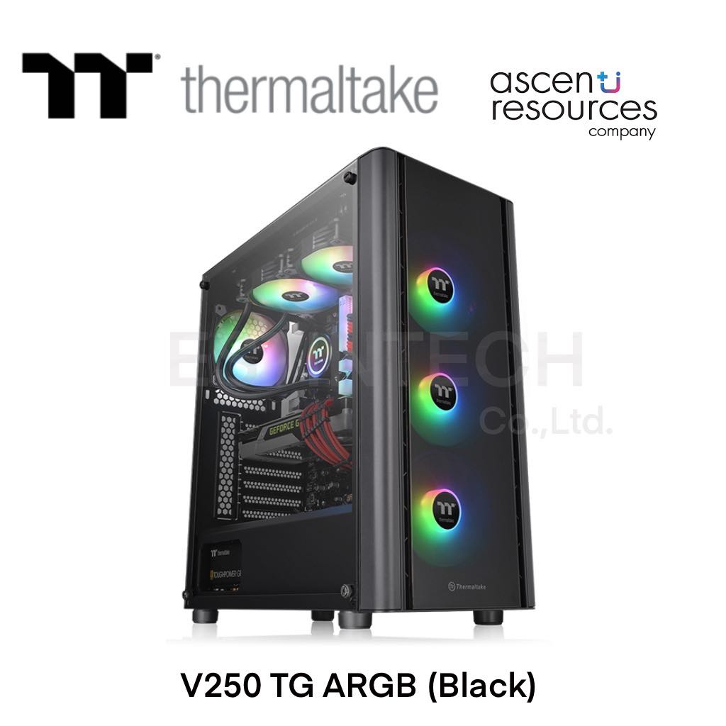 Case (เคส) Thermaltake V250 TG ARGB (Black) ของใหม่