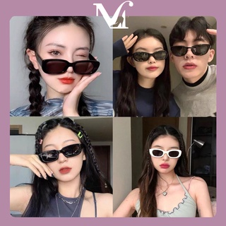 New Small Square Sunglasses แว่นกันแดดเรโทรสำหรับผู้ชายและผู้หญิง แว่น ins net red street เวอร์ชั่นเกาหลี