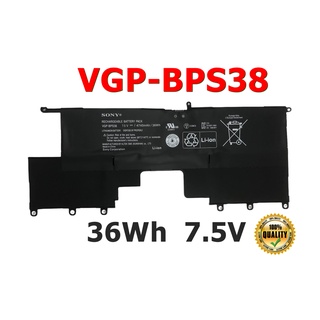 SONY แบตเตอรี่ VGP-BPS38 (สำหรับ VAIO SVP13 SVP13213CXS SVP1321M9R SVP132A1CL VGP-BPSE38) Sony Battery โซนี่