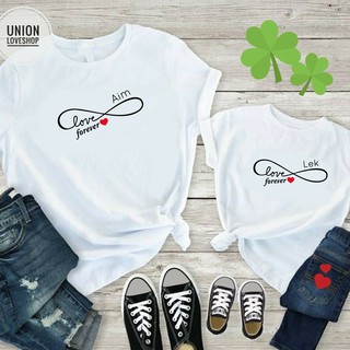 [มาใหม่..พร้อมส่ง] เสื้อคู่ "Love Forever" [S-2XL] C136 ตัวละ