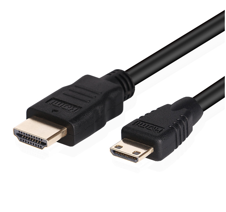 HDMI A ถึง Mini HDMI C ชาย Video TV สําหรับ Nikon D3100 D3200 D3300 D5000 D5200 D5300 D7100 D90 D3X 